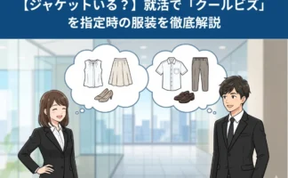 【ジャケットいる？】就活で「クールビス」を指定時の服装を徹底解説