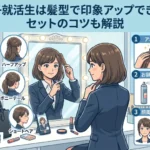 女子就活生は髪型で印象アップできる！セットのコツも解説