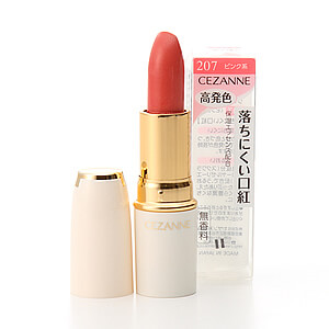 (6)セザンヌ:ラスティング リップカラーN 207