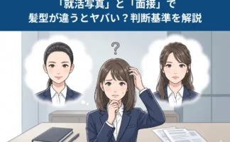 就活写真と面接の髪型が「違う」とヤバい？撮り直しの基準を解説
