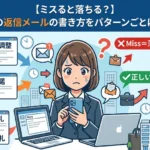 【ミスると落ちる？】就活の返信メールの書き方をパターンごとに解説