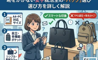 【経験者が語る】恥をかかない女子就活生の「バッグ」選び