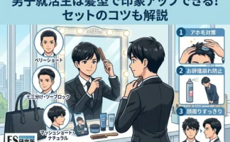 就活で好印象を与える男子の髪型特集！セットのコツも解説