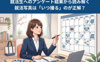 【就活生200人へアンケート】就活写真はいつ撮る？適切な時期を解説