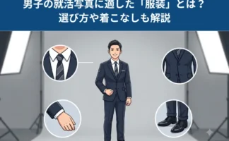 【男子就活生にアンケート】男子の就活写真の服装は何が正解？選び方も