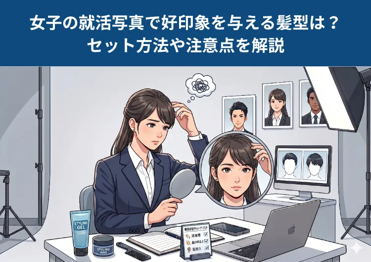 女子の就活写真に適した髪型とは？