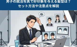 【男子就活生にアンケートを実施】就活写真はどんな髪型で撮影するの？