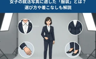 【女子就活生にアンケート】女子の就活写真の服装は何が正解？選び方も