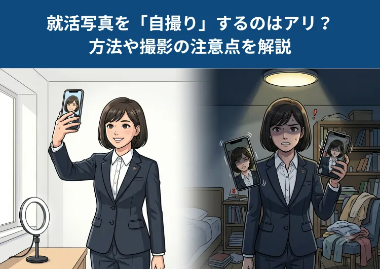 【業界歴8年のカメラマンが解説】自撮りで就活写真を撮るのはアリ？方法と危険性